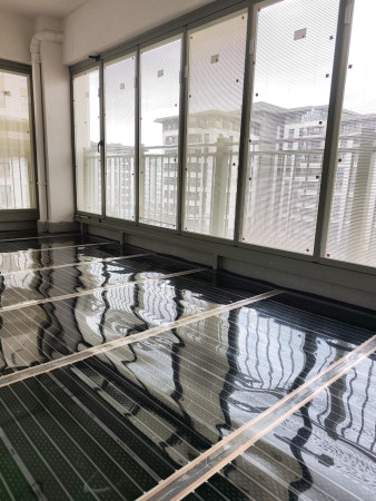 Balkon ısıtma (Emlak konut Bizim Mahalle evleri,Halkalı)